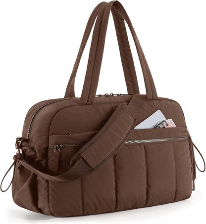 BAGSMART Gym Bag for Women, Duffle Bag for Travel with Wet Pocket, Lightweight Carry on Weekender Duffel, Water Resistant