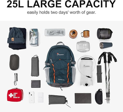 MOUNTAINTOP 25L/40L Hiking Backpack,Lightweight Travel Backpack for Men Women Outdoor Backpacking, Camping