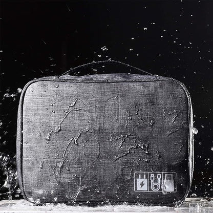 OrgaWise Electronics Organizer, Electronic Accessories Bag Travel Cable Organizer Three-Layer for iPad Mini, Kindle, Hard Drives, Cables, Chargers