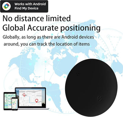 Tracker Tag for Android NOT for iOS or Huawei, Tags-4 Pack, Bluetooth Tracker Item Finder for Key, Smart Tracking Tag for Google Find Hub App Finder for Backpack Purse Keys Luggage