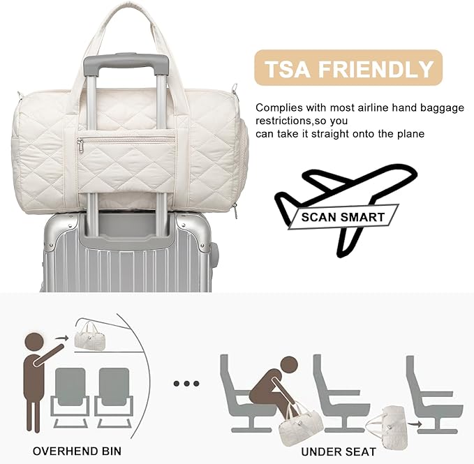 BLUBOON Duffle Bag Girls Kids Cute Gym Bag with Shoes Compartment & Wet Separation Waterproof Sports Overnight Travel Bag