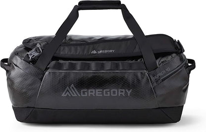 Gregory Alpaca 40L Water-Resistant Adventure Travel/Gear Organization Duffel Bag with Packing Cube Included, Obsidian Black