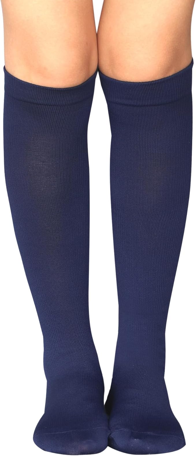 Bestjybt 3 Pairs Compression Socks for Women & Men Circulation 15-20 mmHg Support Socks for Athletic Running Cycling