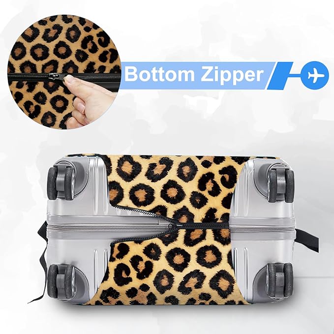 ANNA QUEEN Travel Luggage Cover Suitcase Protector Suitcase Cover Anti-Scratch,Stretchable Bag Cover Washable Durable Polyester