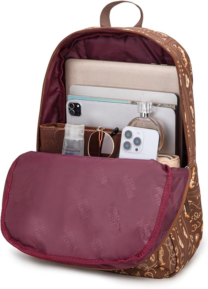 Montana West Backpack for Women Men 2 PCS Lightweight College Bookbags Casual Daypack Backpacks for Commute & Travel