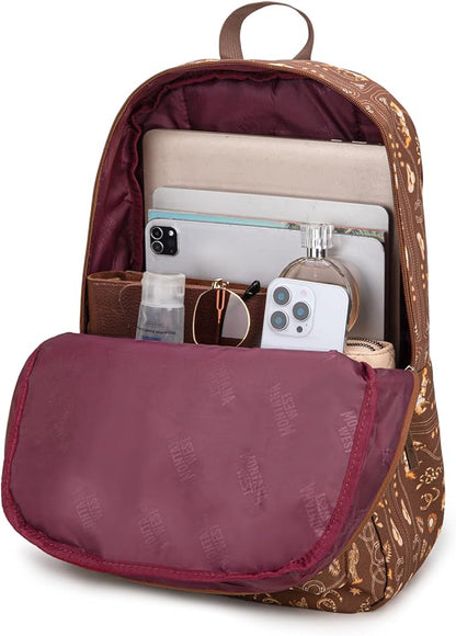 Montana West Backpack for Women Men 2 PCS Lightweight College Bookbags Casual Daypack Backpacks for Commute & Travel