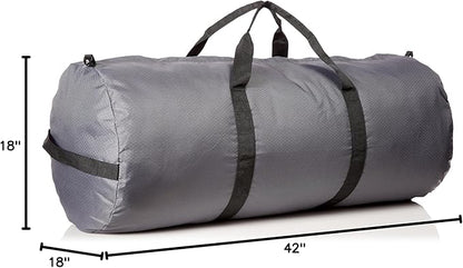 Diamond Ripstop Duffle Bags, Ultra Tough & Tear Resistant, Reinforced Stitching, Weatherproof, Packable Foldable Duffle Bag for Traveling