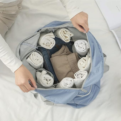 VanFn Foldable Travel Duffel Bag, Sports Duffels Gym Bag, Rainproof Nylon Totes, Sports Shoulder Handbag, Lightweight Duffle Bags For Women & Men, Outdoor Weekend Bag, P.Travel Series