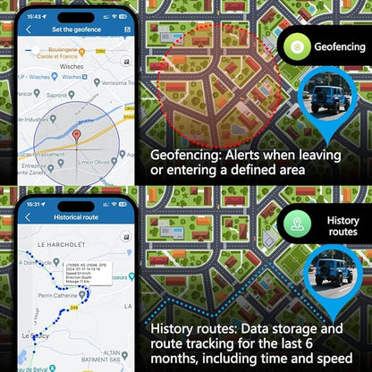 4G GPS Tracker for Vehicle - Magnetic Car Tracking Device with Real-Time Tracking, Anti-Theft Alerts, 6 Months Long Battery Life, Waterproof Tracker for Trucks, Fleet TK905-E Subscription Required