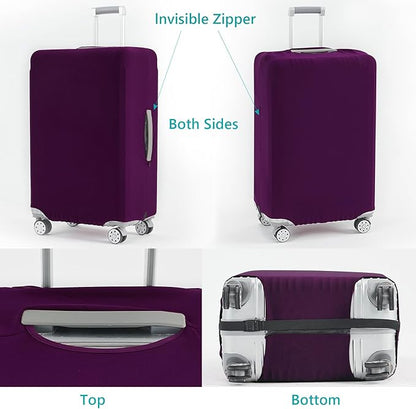 Travelkin Luggage Covers For Suitcase Tsa Approved,Suitcase Cover Protector Fit 18-32 Inch Luggage