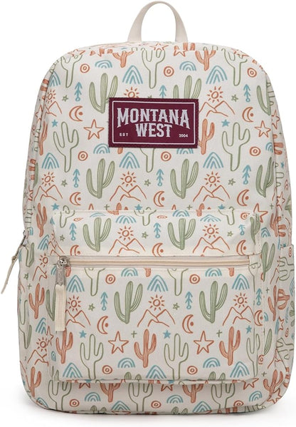 Montana West Backpack for Women Men 2 PCS Lightweight College Bookbags Casual Daypack Backpacks for Commute & Travel