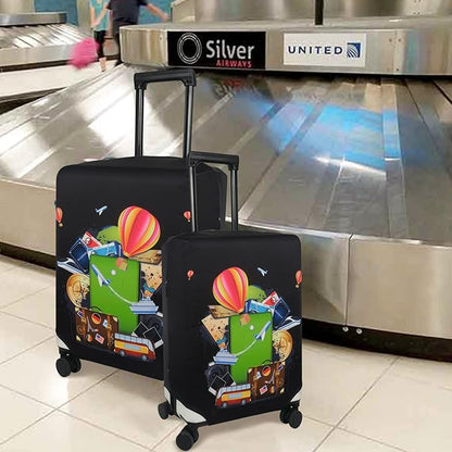 Explore Land Luggage Cover Suitcase Protector Fits 18-22 Inch Case (Travel, S)