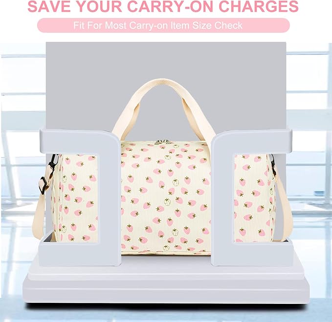 BLUBOON Duffle Bag Girls Kids Cute Gym Bag with Shoes Compartment & Wet Separation Waterproof Sports Overnight Travel Bag