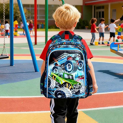 Kids Luggage for Boys and Girls, Cute Dinosaur Unicorn Rolling Wheels Suitcase for Toddler Children