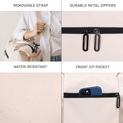 Jadyn Lola Travel Bag, Weekender/Overnight Duffel, Gym Tote Bag for Women, Men