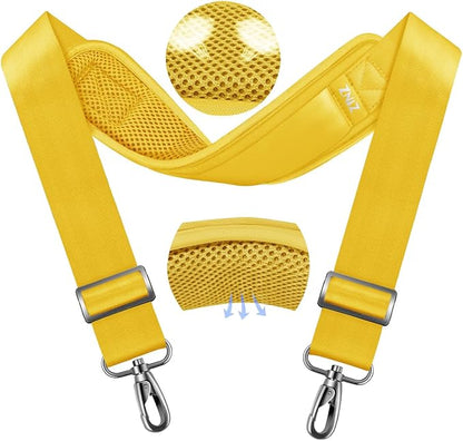 ZINZ 79.5" Universal Strap with Ultra-Thick Fixed Breathable Pad - Adjustable Heavy-Duty Shoulder Strap for Laptop, Crossbody, Luggage, Gym, Camera Bag and More - Y01E01
