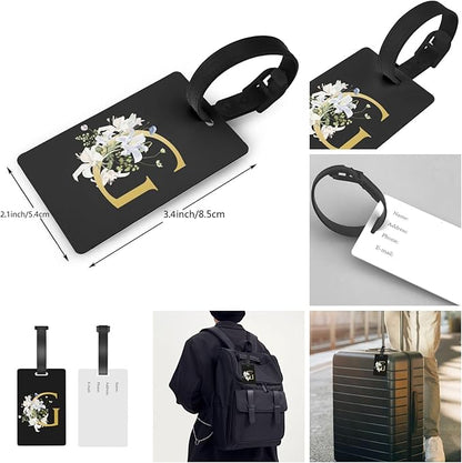 Decorative G Suitcase Protectors Elastic Washable Luggage Covers With Concealed Zippers For 18-32 Inch Luggage (Size M: Fits 22-24 Inch)