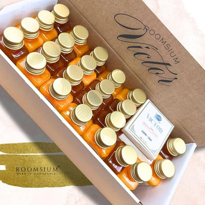 Victor 30-Piece Toiletries Set – Vacation Rental Essentials – Mini Soaps & Travel Size Soap Bars – Bulk Shampoo, Conditioner, Shower Gel & Lotion – Mini Soap Bars Bulk Hotel Toiletries Pack