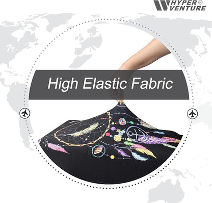 HYPER VENTURE Washable Luggage Cover - Fashion Suitcase Protector Fits 31-32 Inch Luggage (Dreamcatcher, XL)