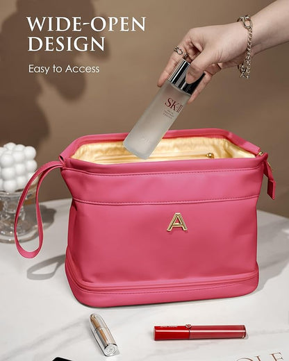 Teen Girl Gifts Trendy Stuff, Makeup Bag for Women, Bridesmaid Engagement Gift for Her Travel Toiletry Bag Make Up Bag Pouch for Purse Bridal Shower Gifts for Wedding Bridesmaids Gift