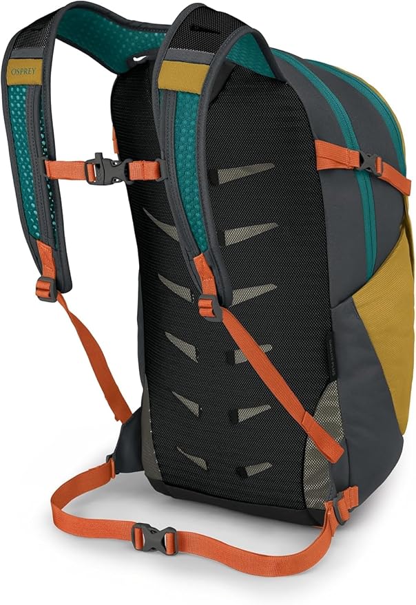 Osprey Daylite Plus Commuter Backpack - Lightweight, Everyday Pack with Laptop Sleeve and Water Bottle Pockets - Ideal for Work, School, and Travel with Storage, Tumbleweed Yellow/Tunnel Vision