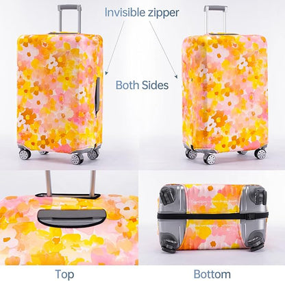 Travelkin Luggage Covers For Suitcase Tsa Approved,Suitcase Cover Protector Fit 18-21 Inch Luggage