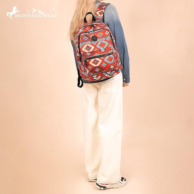 Montana West Backpack for Women Western Travel Backpack Purse Casual Daypack for Laptop College