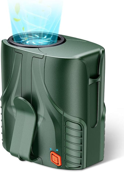 2025 Portable Personal Waist Fan& Neck Fan, 14000RPM Brushless Motor, 40H Runtime Rechargeable, 6-Speed Quiet Operation, Clip-On Personal Body Cooling for Camping/Worksites/Outdoor