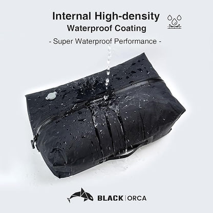 2 PC Travel Vacuum Bags with Pump, IP67 Reusable Vacuum Compression Bags for Travel, Business Trips, Hiking, Camping, Water Activities, Vacuum Seal Bags for Clothing