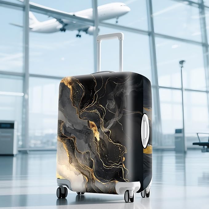 ANNA QUEEN Travel Luggage Cover Suitcase Protector Suitcase Cover Anti-Scratch,Stretchable Bag Cover Washable Durable Polyester