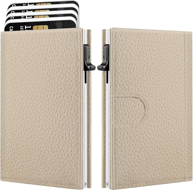 Women's Small Wallet - Sleek & Secure - RFID Blocking Compact Wallet with Slim Lightweight Pop Up Credit Card Holder, Premium Leather Capacity 11+ Cards Plus Cash & ID, Gift for Her