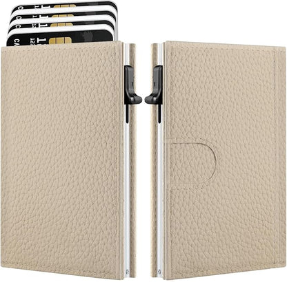 Women's Small Wallet - Sleek & Secure - RFID Blocking Compact Wallet with Slim Lightweight Pop Up Credit Card Holder, Premium Leather Capacity 11+ Cards Plus Cash & ID, Gift for Her