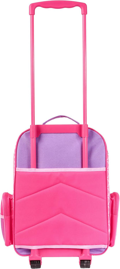 Stephen Joseph Kids Classic Rolling Luggage, Kids Luggage, Toddler Rolling Travel Carry On, Kids Suitcase with wheels,