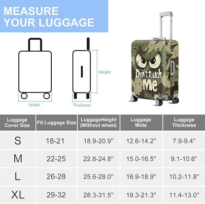 ANNA QUEEN Travel Luggage Cover Suitcase Protector Suitcase Cover Anti-Scratch,Stretchable Bag Cover Washable Durable Polyester