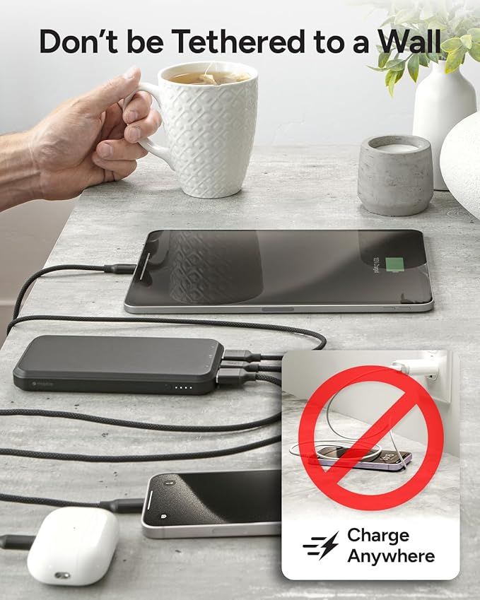 Mophie Powerstation Core 10,000mAh Power Bank | Best Value Capacity | 18W, Multi-Device