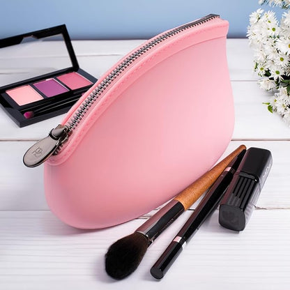 Small Makeup Bag by Pudinbag | The Premium Silicone Purse Bag | Vegan Hygenic Eco-friendly | Water and Heat Resistant