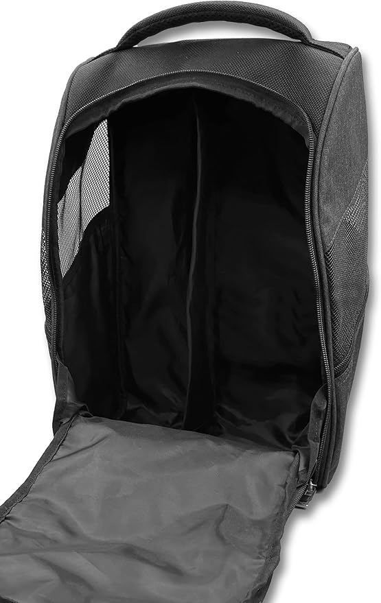 CaddyDaddy Premium Golf Shoe Bag with Ventilated Sides, Internal Shoe Divider, Zipper Closure, Nylon Material, Unisex, Fits Up to Men's Size 14