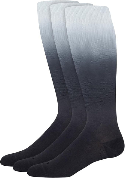 Comrad Nylon Knee High Socks - 15-20mmHg Graduated Compression Socks - Soft & Breathable Support Unisex Socks