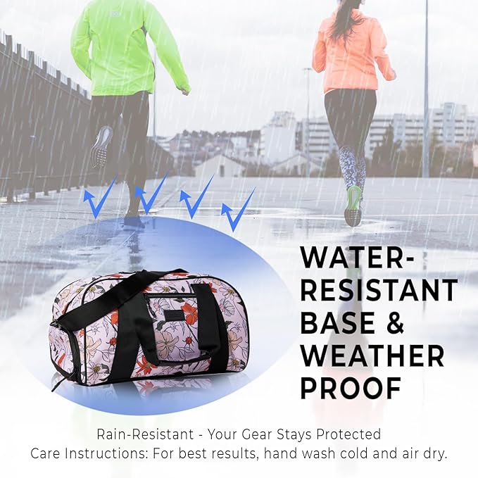 Vooray Burner Gym Duffel Bag, Gym Bag for Women and Men with Shoe Compartment, Weekender, Overnight & Travel Duffel for Sports and Workout