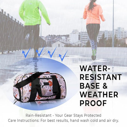 Vooray Burner Gym Duffel Bag, Gym Bag for Women and Men with Shoe Compartment, Weekender, Overnight & Travel Duffel for Sports and Workout