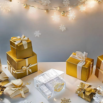 2 Pack 4 In 1 Acrylic Jewelry Organizers and Storage with 120 Portable Anti Tarnish Jewelry Bags, Clear Jewelry Box Organizer, Travel Jewelry Case for Earrings/Rings/Necklaces for Women Girls