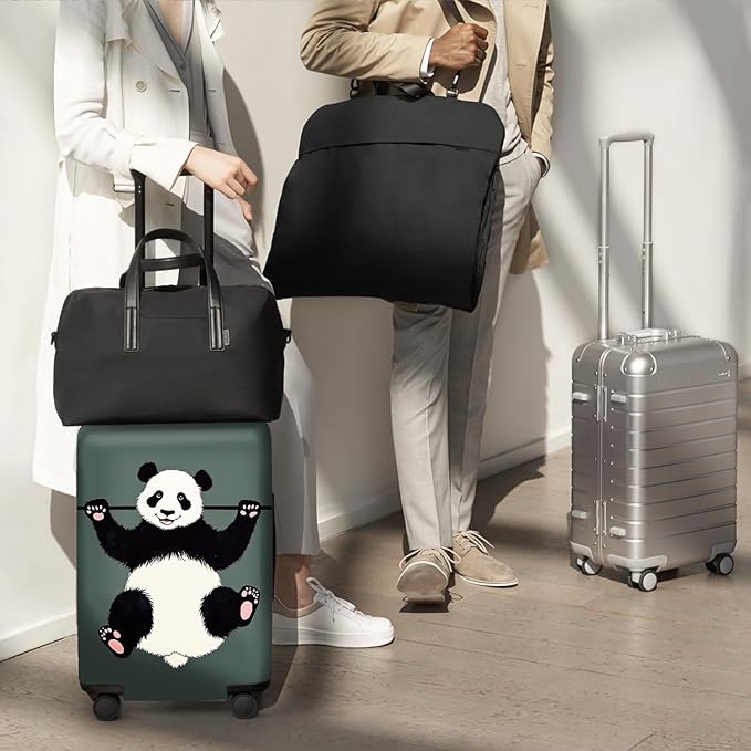 ANNA QUEEN Travel Luggage Cover Suitcase Protector Suitcase Cover Anti-Scratch,Stretchable Bag Cover Washable Durable Polyester with Elastic Hem with Zipper Closure