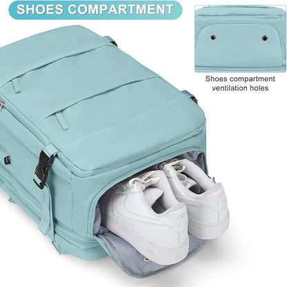 Casual Backpack Traveling Backpack, A-blue, Expandable, Travel Backpacks