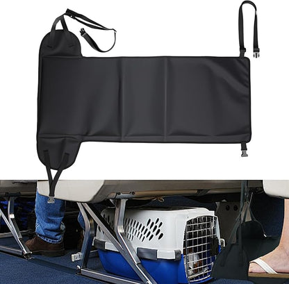 2 Pcs Length Adjustable Airplane Foot Hammock Foot Rest Sling for Travel Airplane Flights