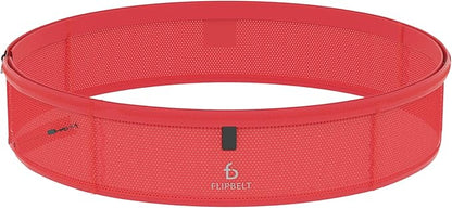 FlipBelt Lightweight Running Air Belt, Fitness and Running Fanny Pack for Women and Men, Non Chafing Waist Band Pack for Phone, Keys, Money, Moisture Wicking Storage Belt, USA Company
