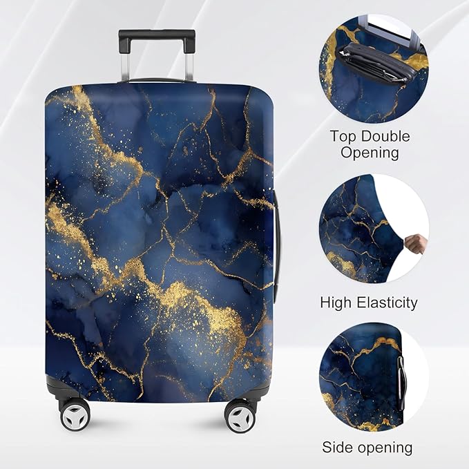 ANNA QUEEN Travel Luggage Cover Suitcase Protector Suitcase Cover Anti-Scratch,Stretchable Bag Cover Washable Durable Polyester