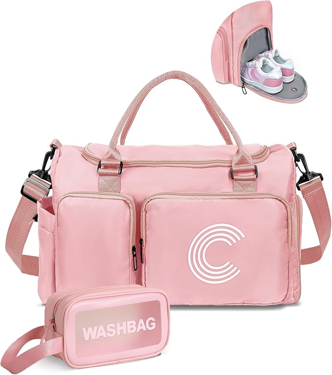 Birthday Gifts Teen Girl Gift, Initial tween Travel Duffle Bag, Duffel Bag,Personalized Weekender Bag, Monogram Overnight Bag Girlfriend Birthday Gifts for Women Gifts for Teen Girls Boys