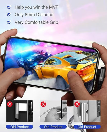 sweguard iPhone 17 Charger USB to Type C Cable 90 Degree [2-Pack,10FT] Fast Charging Cord for iPhone 17 16 15 Pro Max Plus Samsung Galaxy S25 S24 S23 S22 S21 S20 A54 A15 Note Flip LG Pixel Moto