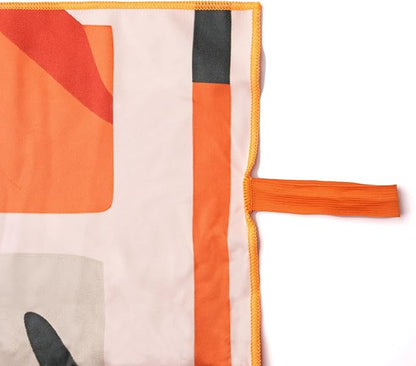 Eunzel Microfiber Beach Towel, Quick Dry Travel Towel Large Sand Free Towel for Beach, Camping, Swim Pool, Gym, Sports& Yoga 71"x32", Retro Tropics