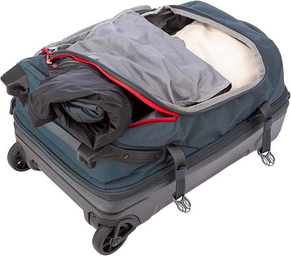 Eddie Bauer Expedition Rolling Duffel Bag with Wheels | Travel | Carry-On | Luggage | Rugged | Durable - Storm, 22"